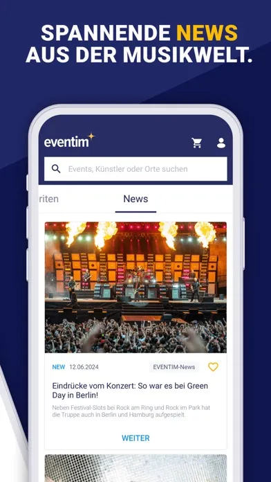 Скриншоты EVENTIM DE