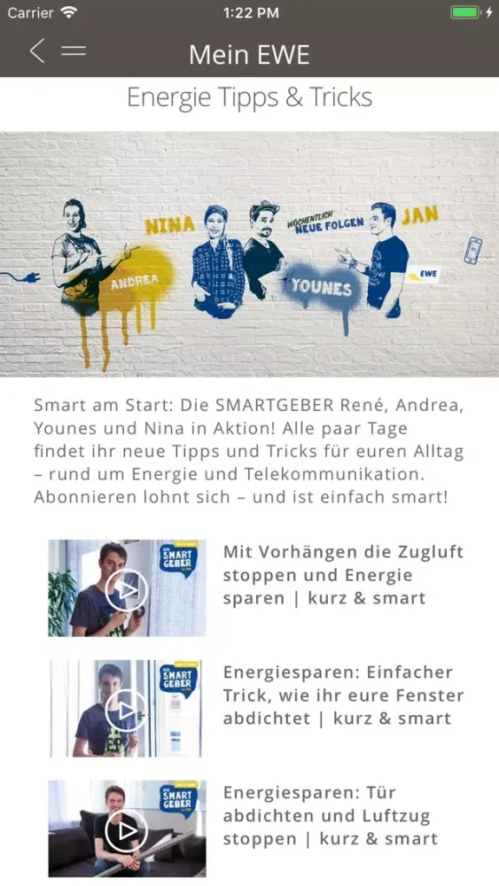 Mein EWE Screenshots