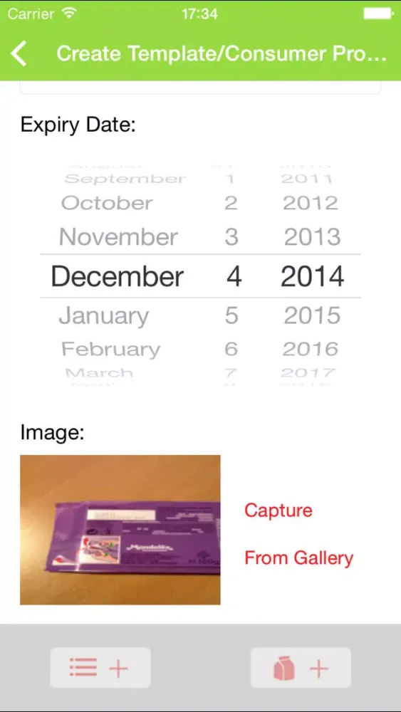 Zrzuty ekranu Expiry Date App