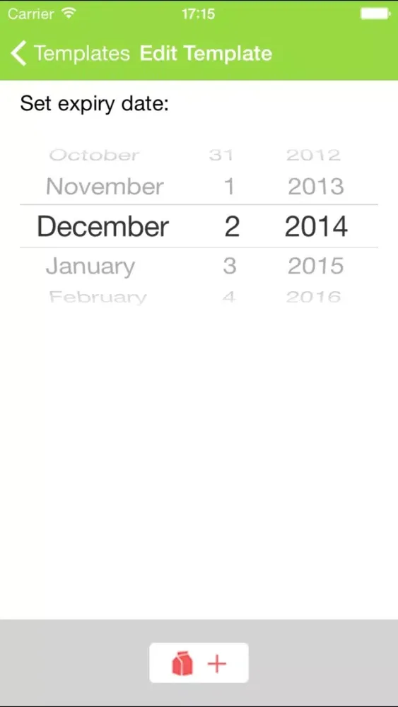 Zrzuty ekranu Expiry Date App