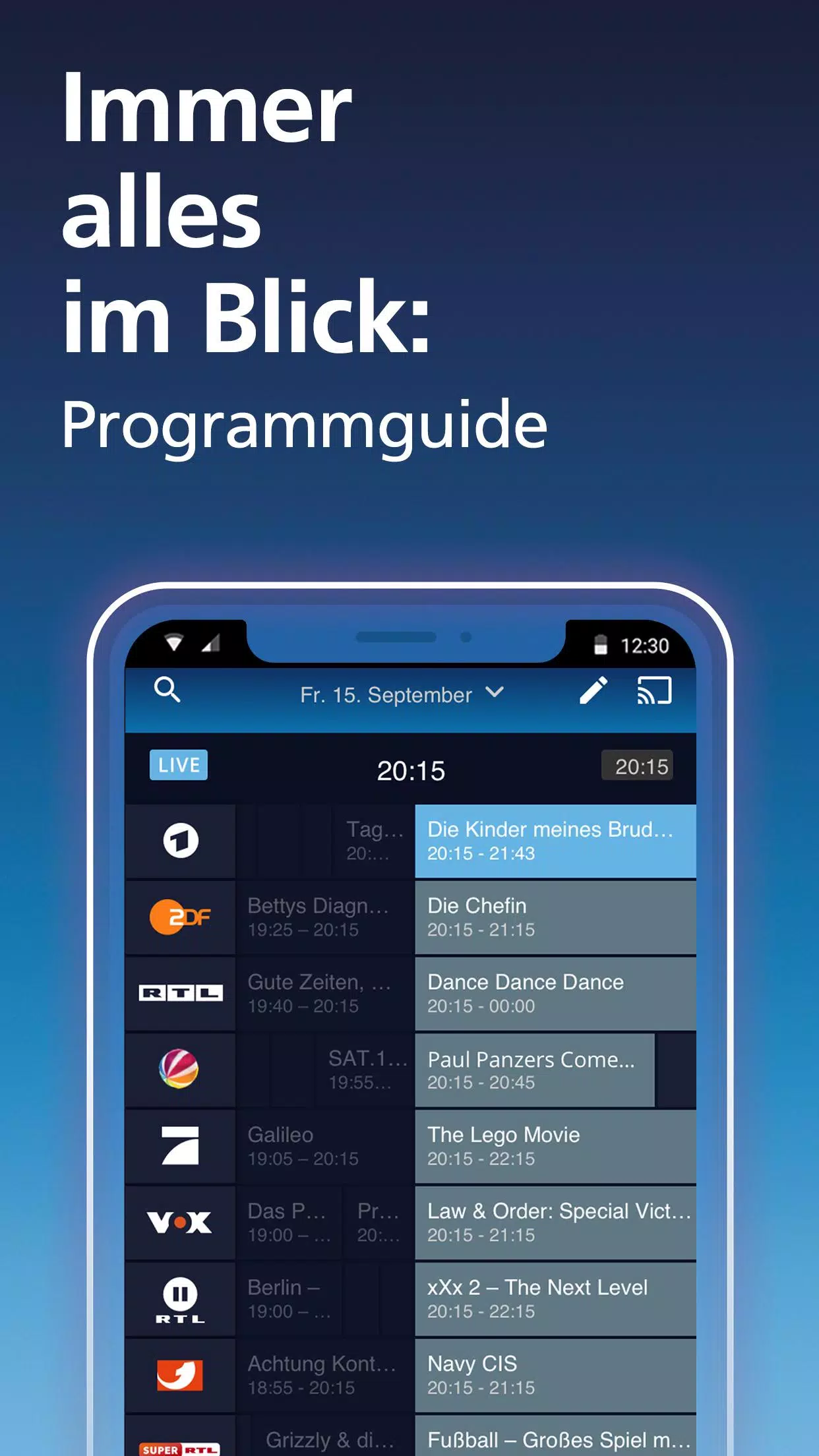 o2 TV powered by waipu.tvscreenshot dell'app5