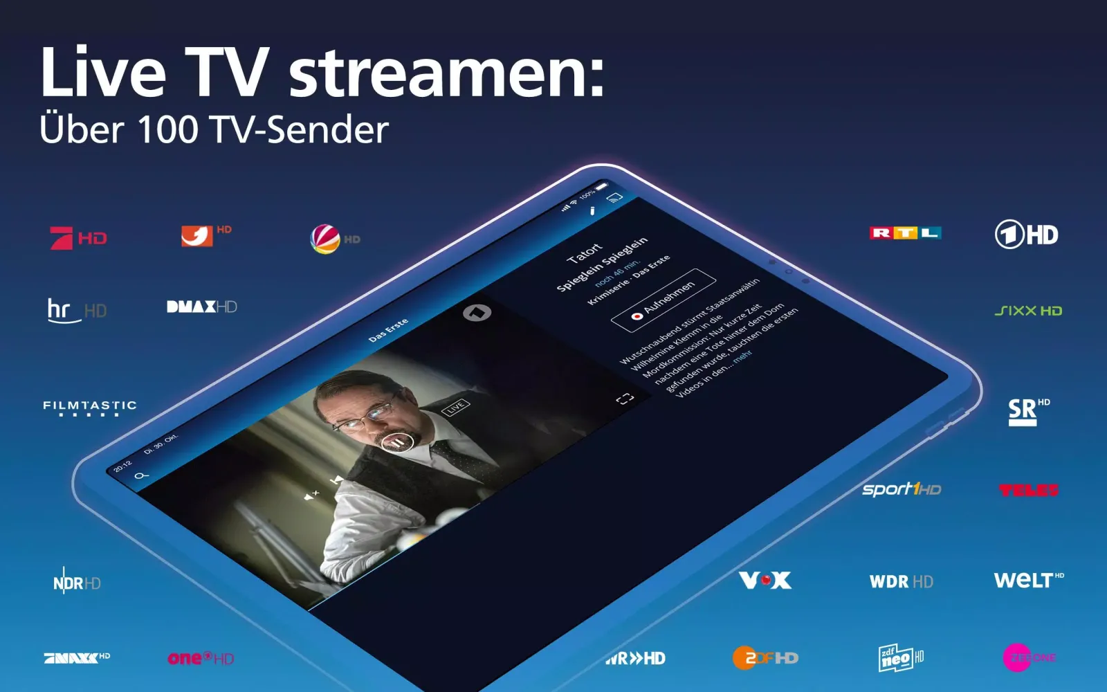 o2 TV powered by waipu.tv应用截图