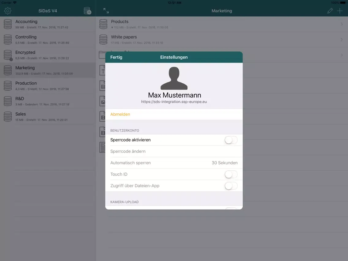SiDaS V4 iPad 應用截圖