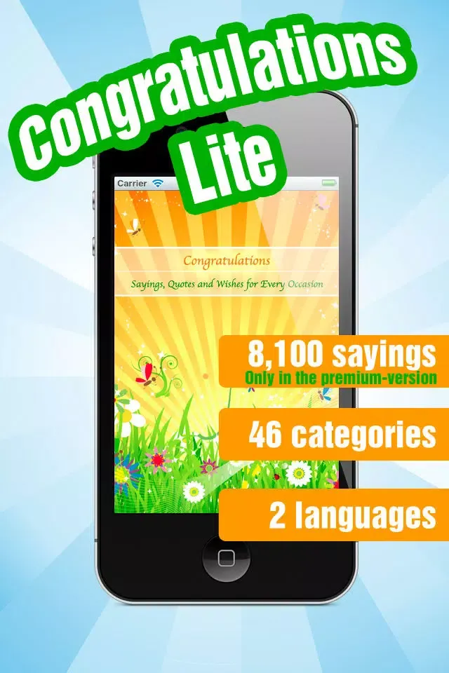 Zrzuty ekranu Congratulations Lite - Greetings, Quotes and Wishes for Every Occasion