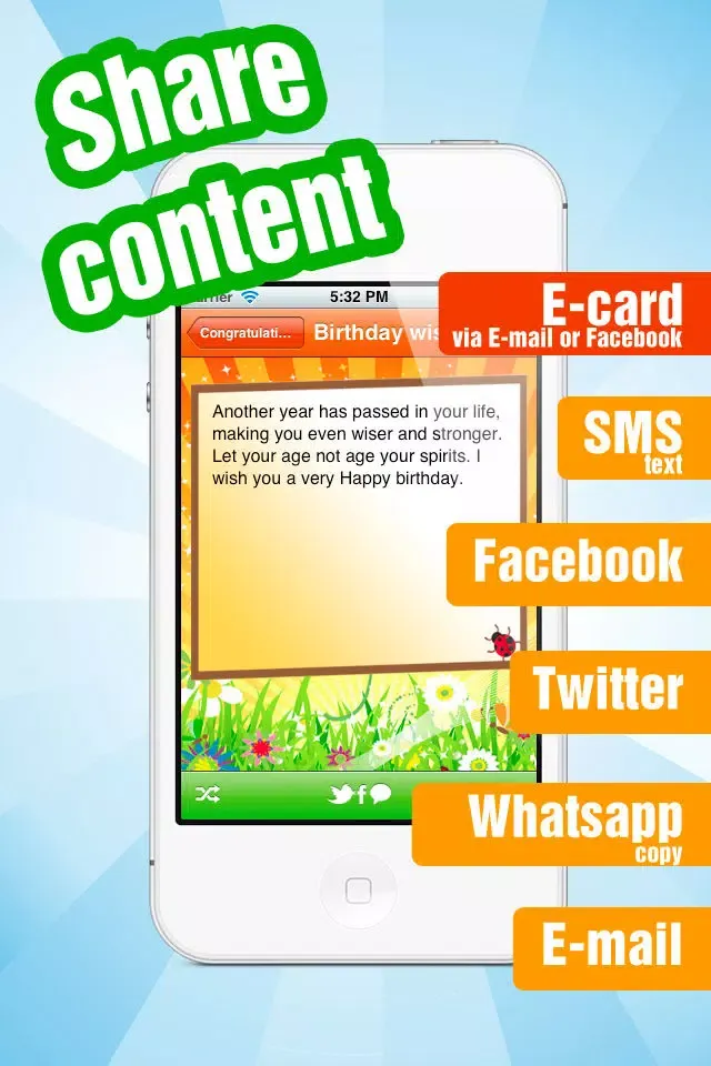 Zrzuty ekranu Congratulations Lite - Greetings, Quotes and Wishes for Every Occasion