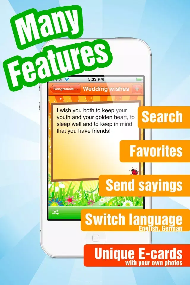 Zrzuty ekranu Congratulations Lite - Greetings, Quotes and Wishes for Every Occasion