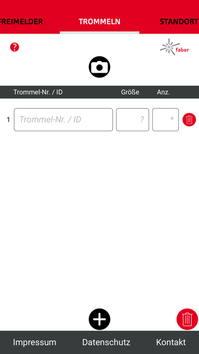 Zrzuty ekranu Trommelfreimeldung