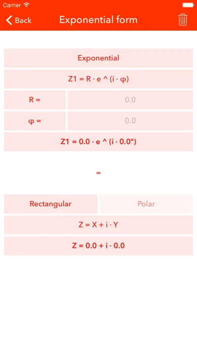 Captures d'écran de Complex Numbers
