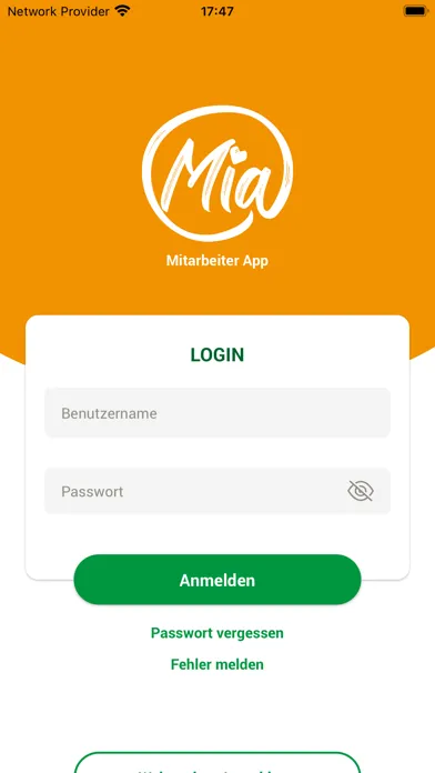 Mia – Globus Mitarbeiter App Screenshots