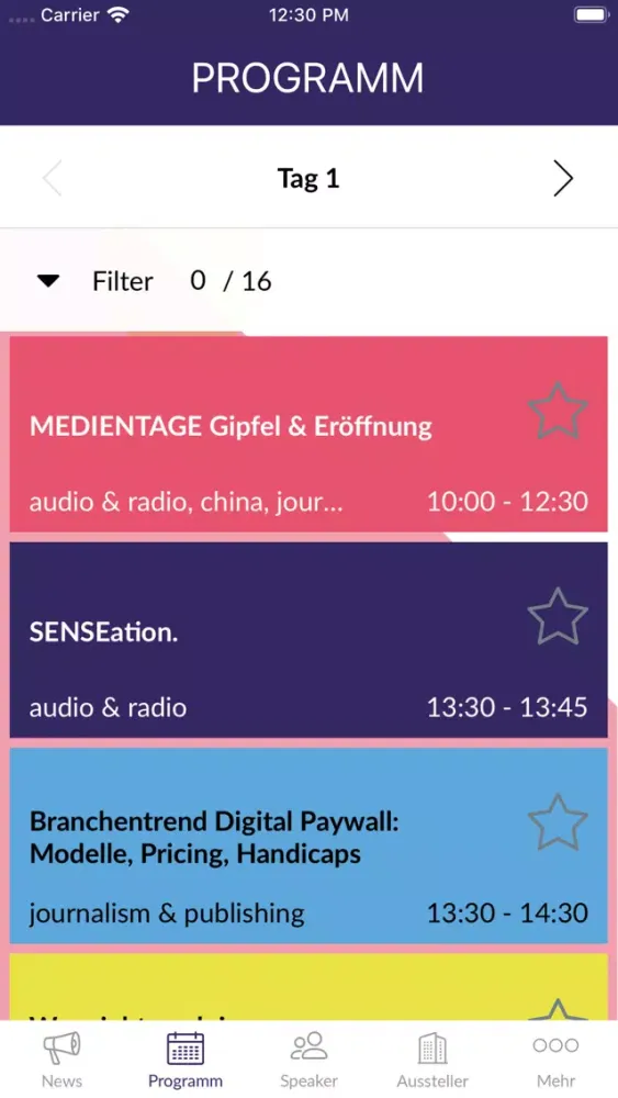 ภาพหน้าจอของ Medientage München