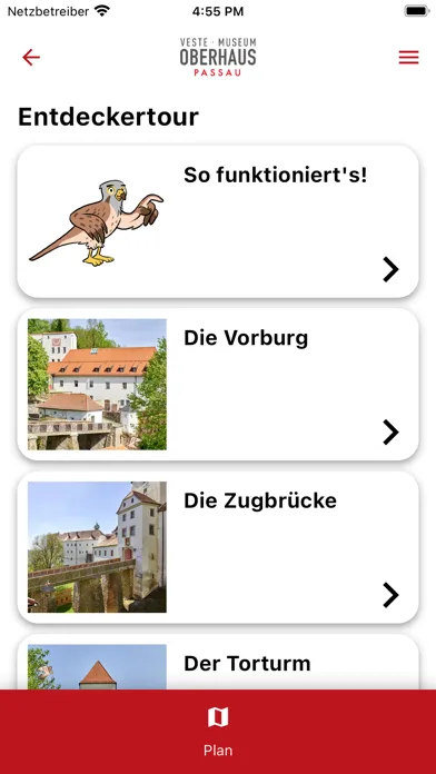 Captures d'écran de Veste Oberhaus App