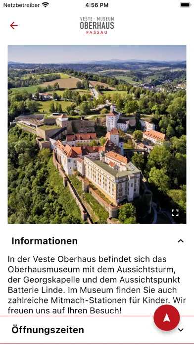Captures d'écran de Veste Oberhaus App