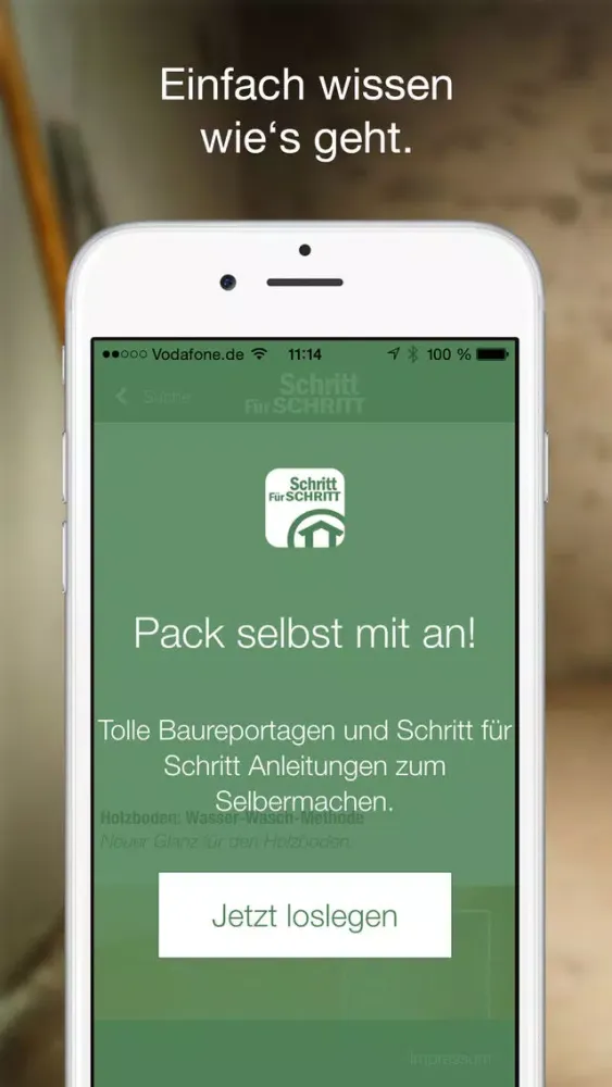 Renovieren Schritt für Schritt Screenshots