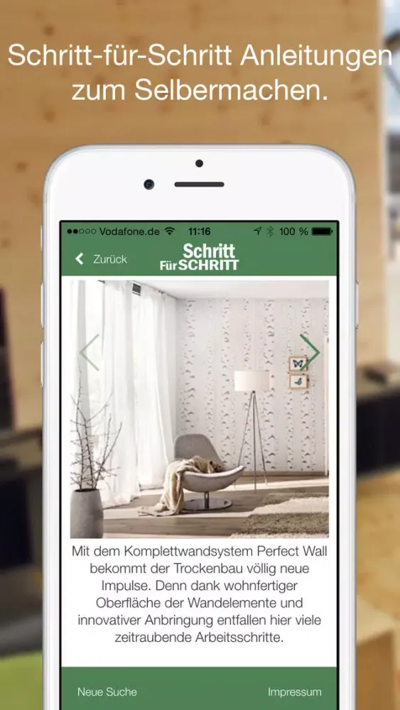 Renovieren Schritt für Schritt Screenshots