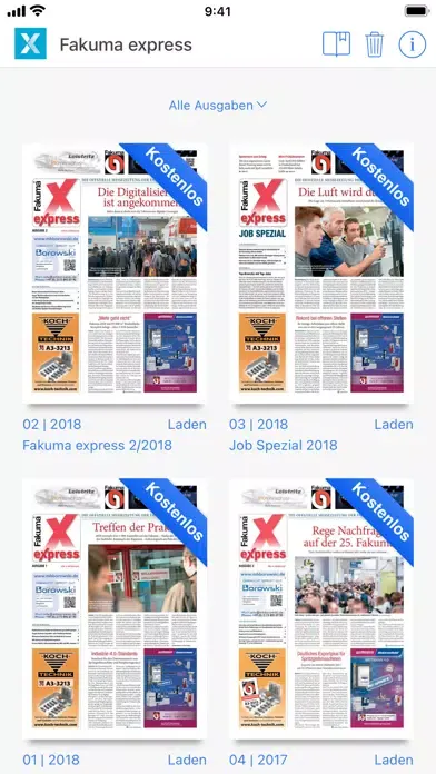 Tangkapan skrin Fakuma express