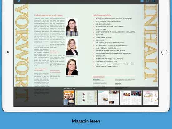 Capturas de tela do pme Familienservice App iPad 