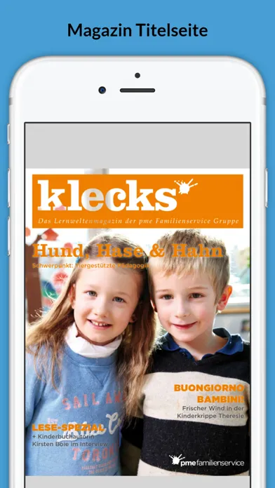 Capturas de tela do pme Familienservice App