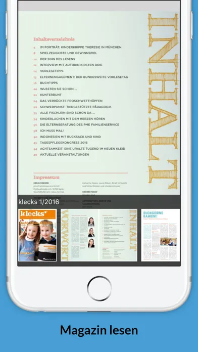 Capturas de tela do pme Familienservice App