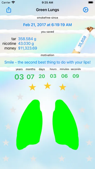 Green Lungs - quit smoking سکرین شاٹس
