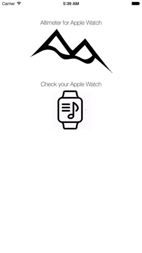 Tangkapan skrin Altimeter for Apple Watch