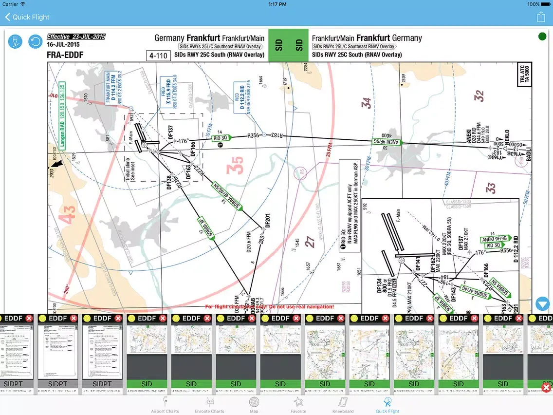 Aerosoft NavdataPro Charts iPad 應用截圖