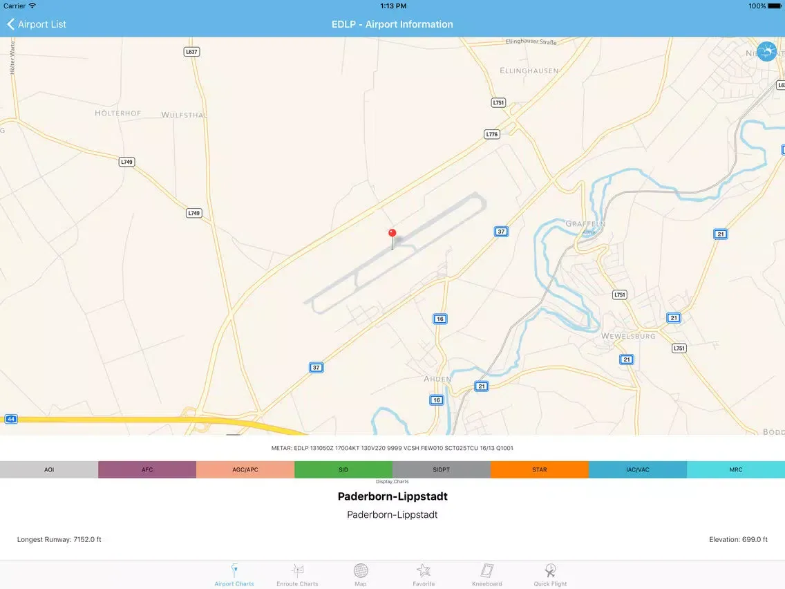 Aerosoft NavdataPro Charts iPad 應用截圖