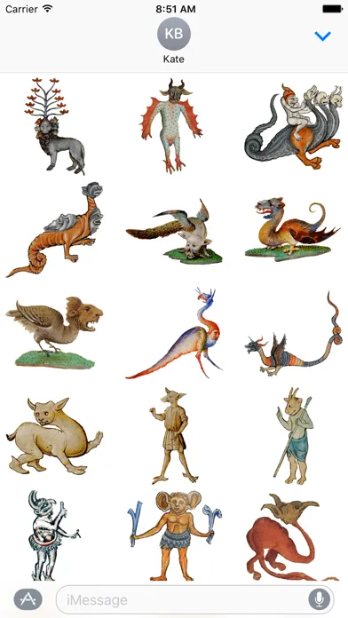 Zrzuty ekranu Medieval Monster Stickers