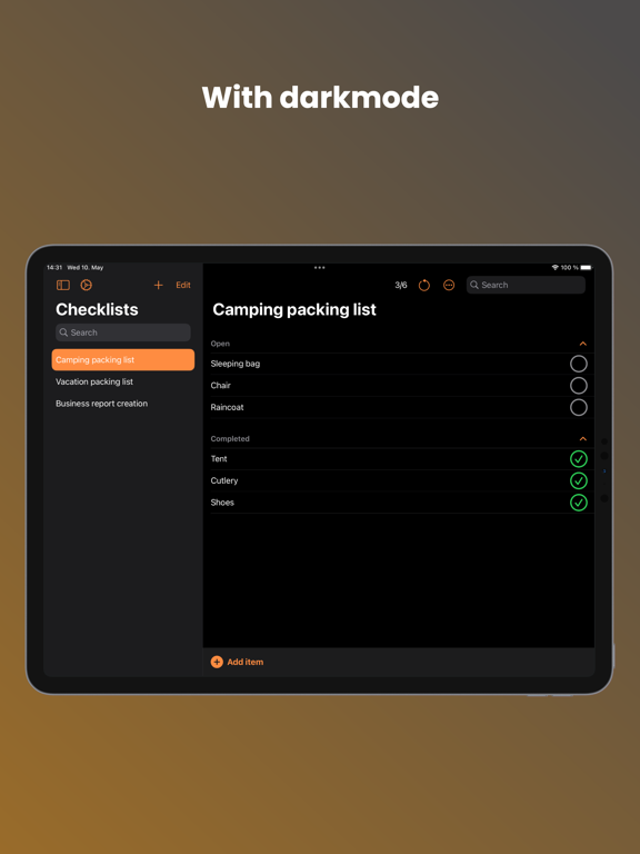 Ảnh chụp màn hình của Checklists: Repeating To-Dos iPad 