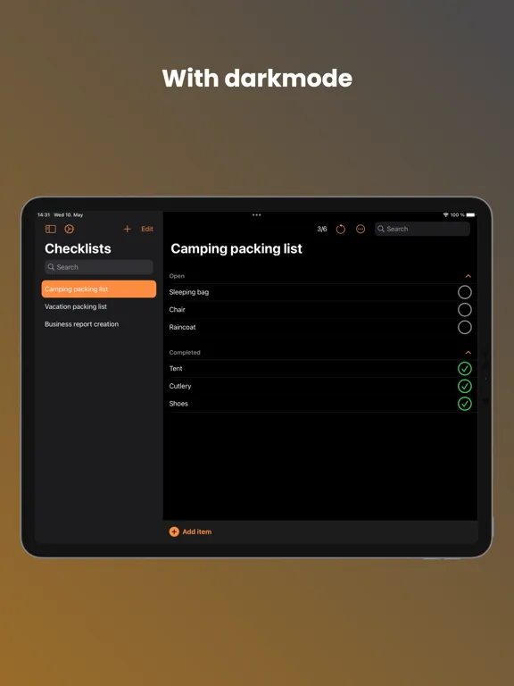 Checklists: Repeating To-Dos iPad  スクリーンショット