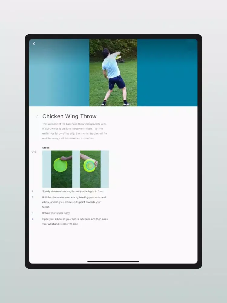 Frisbee Pro iPad  Screenshots