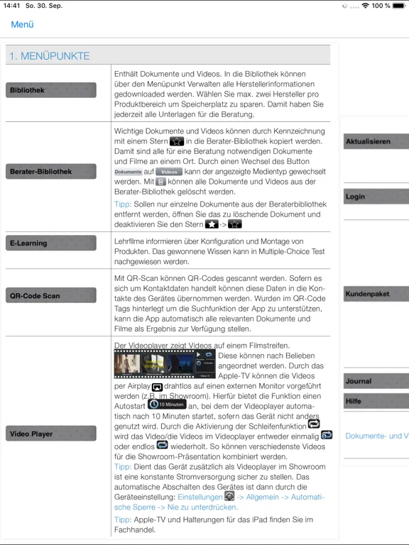 Capturas de pantalla de al bohn Mediathek iPad 