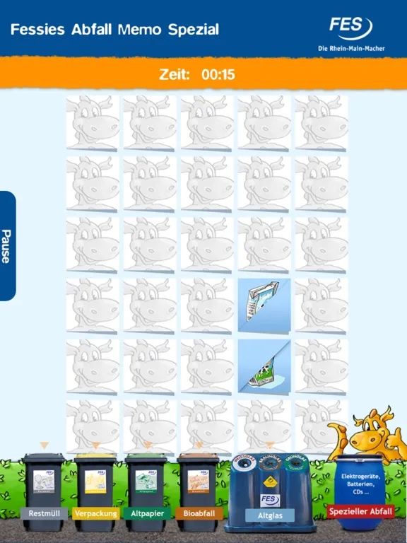 Fessies Abfall Memo iPad  Screenshots