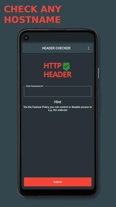 Captures d'écran de Header Checker