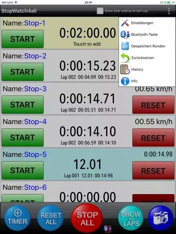 Скриншоты StopWatch4all-Pro iPad 