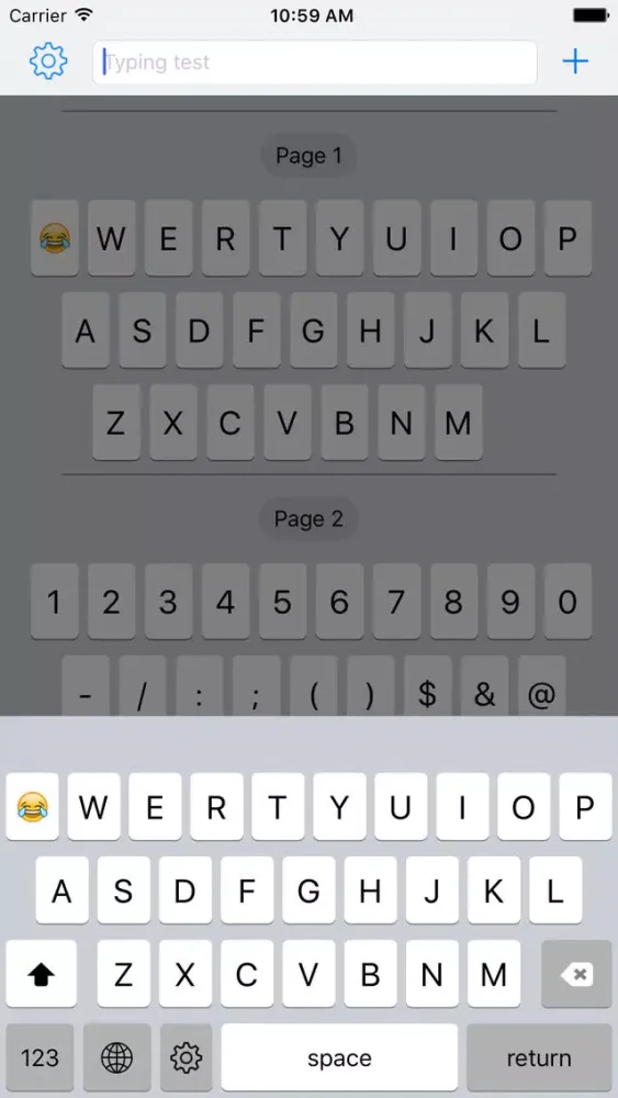 Zrzuty ekranu Customizable Keys Keyboard