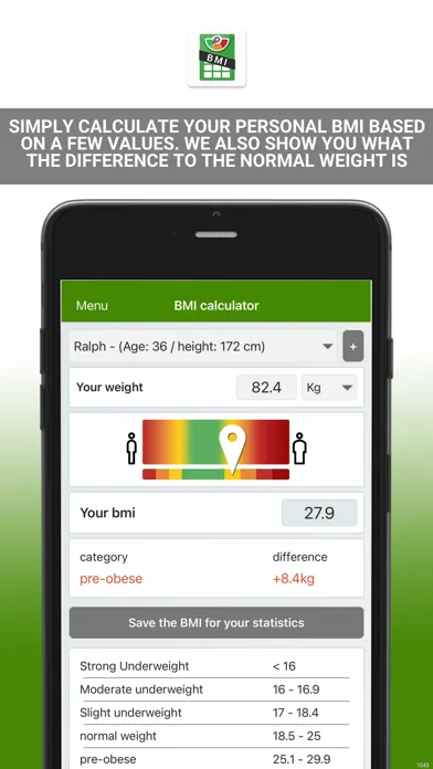BMI calculator 24 スクリーンショット