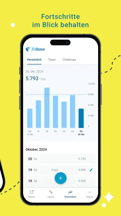 Fitbase Schrittwettbewerb 스크린샷