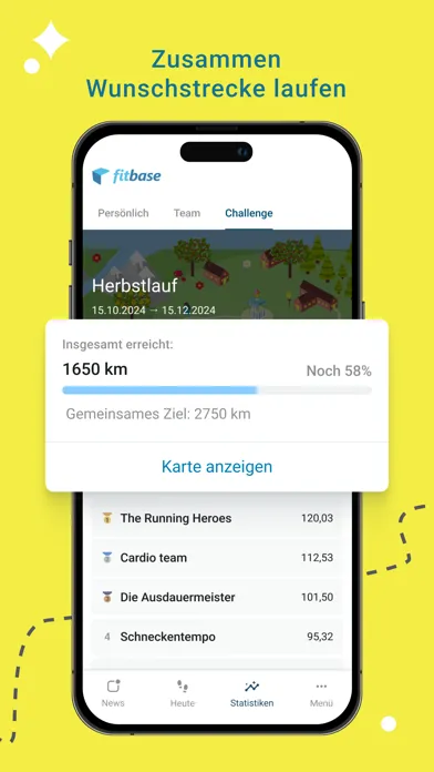 Fitbase Schrittwettbewerb 스크린샷