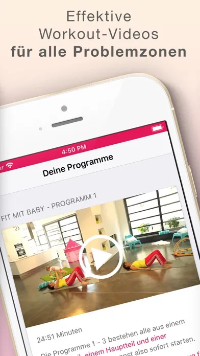 Fit mit Baby - Rückbildung App 스크린샷