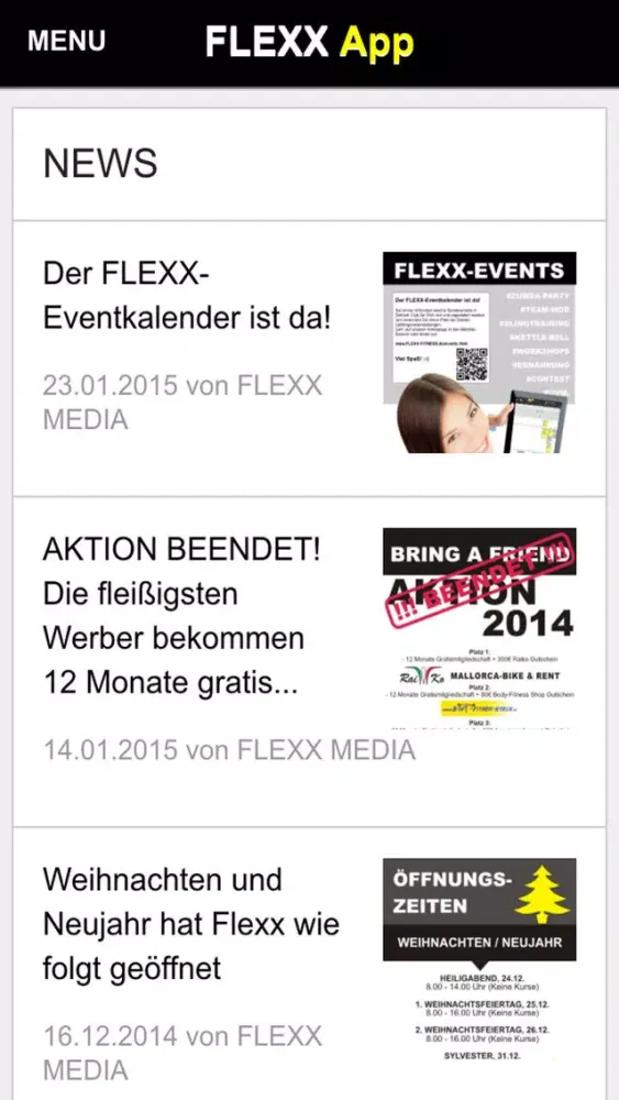 Flexx Fitness應用截圖