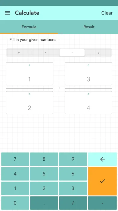 Simple Fraction Calculator Screenshots