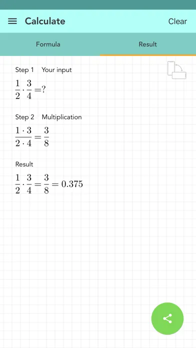 Simple Fraction Calculator Screenshots