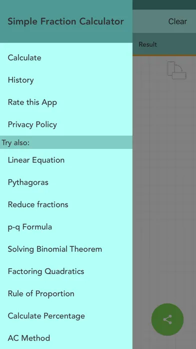 Simple Fraction Calculator Screenshots
