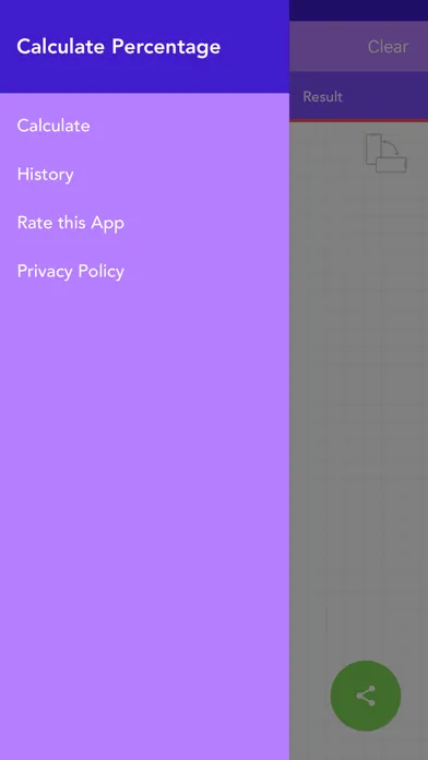 Ảnh chụp màn hình của Calculate Percentage PRO