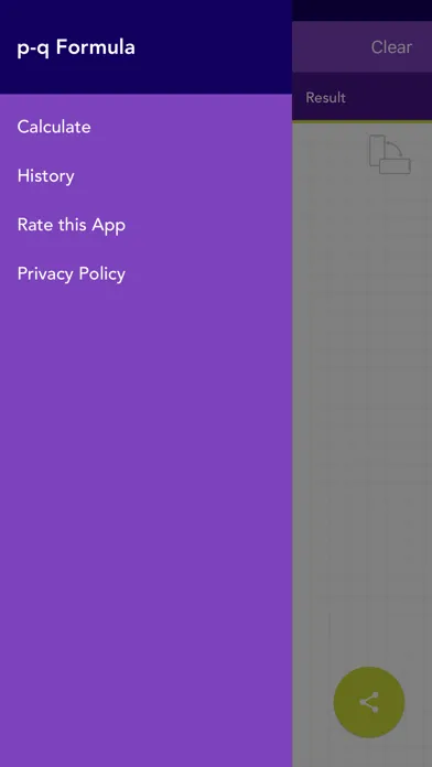 Quadratic Formula PQ Screenshots