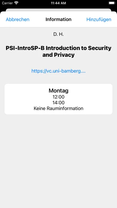 Скриншоты Stundenplan Uni Bamberg