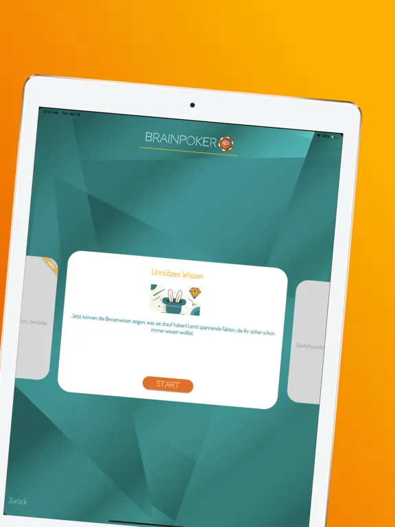 Ảnh chụp màn hình của Brainpoker - Das Schätzspiel iPad 