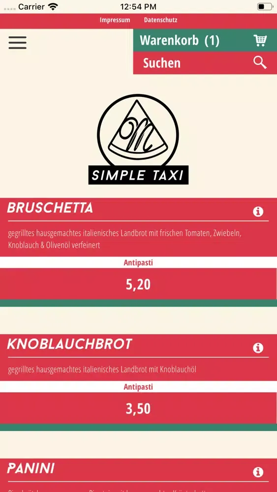Zrzuty ekranu Mamma's Simple Taxi