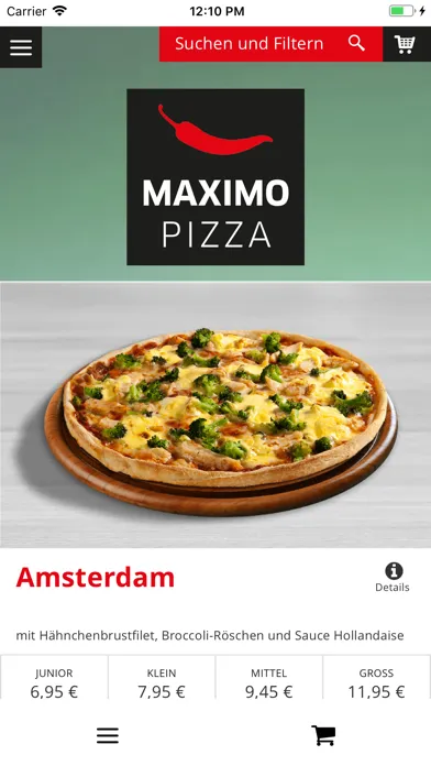 Maximo Pizza應用截圖