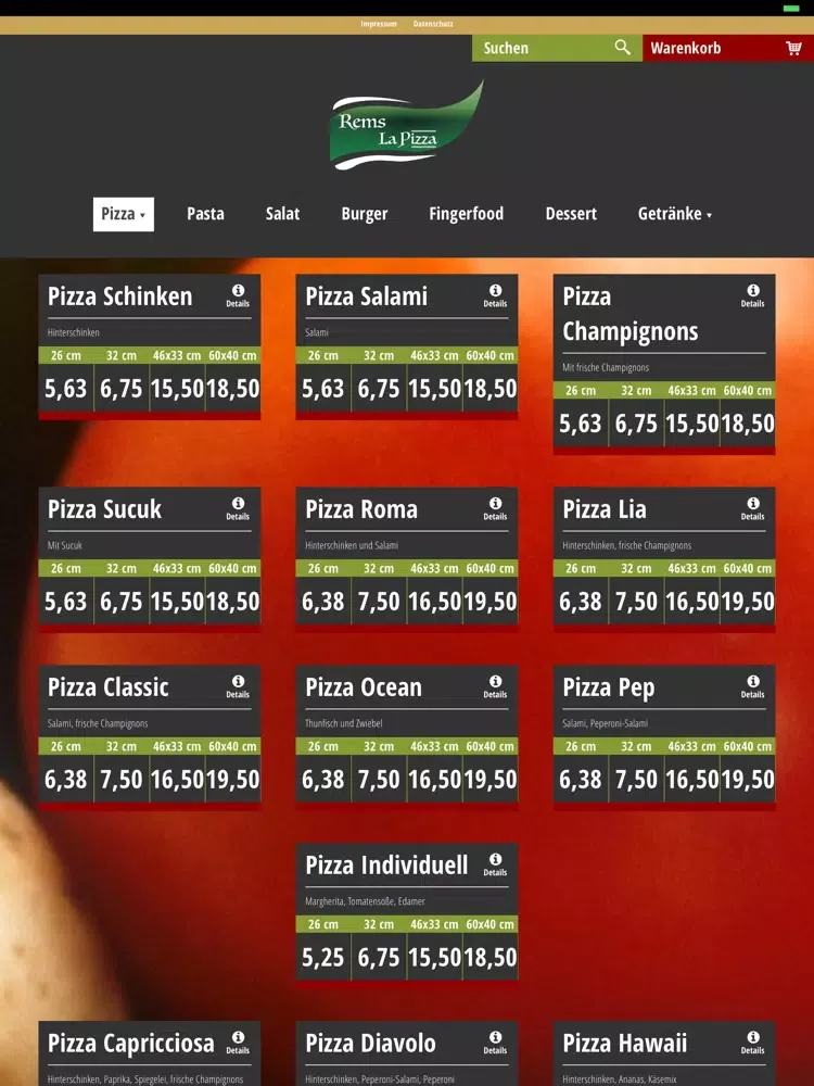 Rems LaPizza iPad 應用截圖